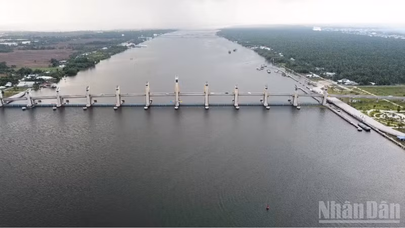 Cống Cái Lớn – Cái Bé trên địa bàn tỉnh Kiên Giang