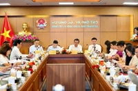 Quang cảnh buổi họp báo. 