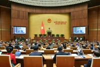 Quang cảnh phiên họp của Quốc hội.