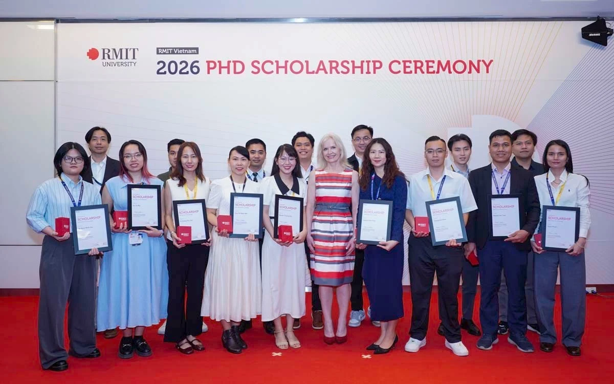 RMIT Việt Nam đạt kỷ lục tuyển đủ chỉ tiêu học bổng tiến sĩ 2025