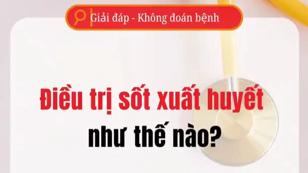 Video hướng dẫn điều trị sốt xuất huyết tại nhà đúng cách