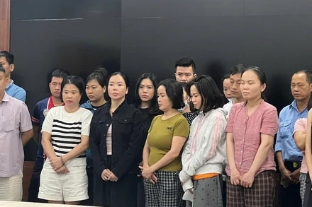 Hàng chục đối tượng đã bị khởi tố liên quan đến vụ án tại Viện Pháp y tâm thần Trung ương. (Ảnh: CATP)