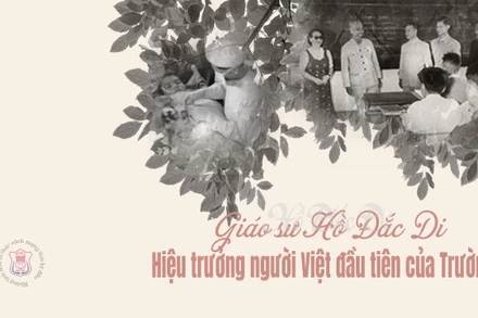 Giáo sư Hồ Đắc Di – Hiệu trưởng người Việt đầu tiên của Trường Y