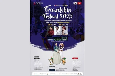 Không gian giao lưu văn hóa Việt-Hàn tại Chương trình “Con đường hữu nghị Hàn Quốc-Việt Nam 2025”. 