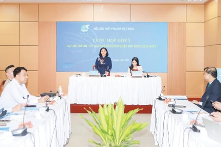 Hội LHPN Việt Nam đang xây dựng đề án “Hỗ trợ phụ nữ khởi nghiệp giai đoạn 2026-2035”.