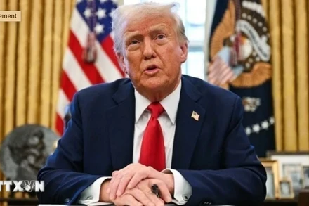 Tổng thống Mỹ Donald Trump. (Ảnh: IRNA/TTXVN)