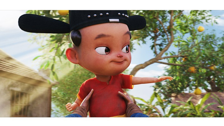 Cảnh phim “Trạng Quỳnh nhí: Truyền thuyết Kim Ngưu”. 122.jpg