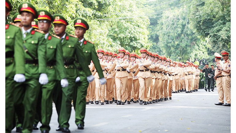 Gần 3.000 chiến sĩ công an Thủ đô tham gia diễu hành. 46.jpg