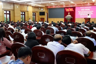 Hội nghị tổng kết 10 năm Thanh Hóa thực hiện Chỉ thị số 05-CT/TW.