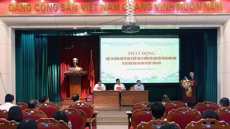 Phát động Cuộc thi chính luận bảo vệ nền tảng tư tưởng của Đảng lần thứ 2 năm 2026