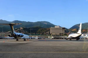 Máy bay của các hãng hàng không quốc tế dừng đỗ tại Sân bay Quốc tế Simon Bolivar Maiquetia, cách thủ đô Caracas của Venezuela 20km. (Ảnh minh họa: Phi Hùng/PV TTXVN tại Mỹ Latinh)