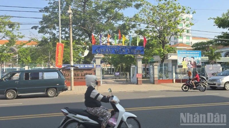 Trường tiểu học Châu Văn Liêm, phường Long Xuyên, tỉnh An Giang.
