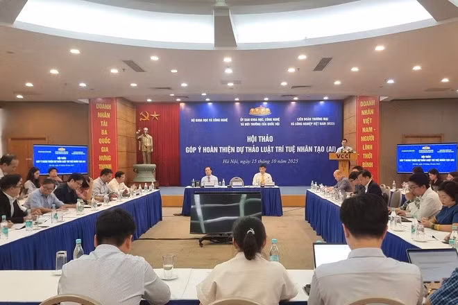 Hội thảo góp ý Dự thảo Luật Trí tuệ nhân tạo.