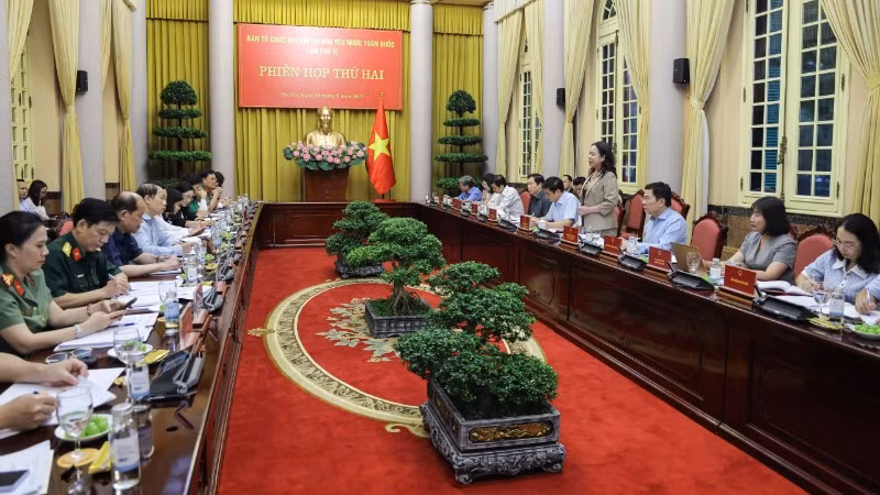 Toàn cảnh phiên họp. 