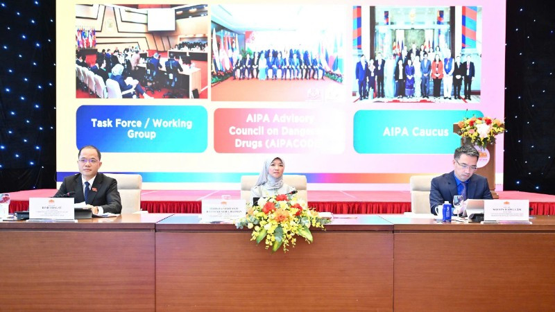 Việc tổ chức hoạt động AIPA Roadshow nhằm thể hiện sự tham gia tích cực, chủ động và có trách nhiệm của Quốc hội Việt Nam nói chung, các Đại biểu Quốc hội trẻ nói riêng. (Ảnh: THẾ ANH)