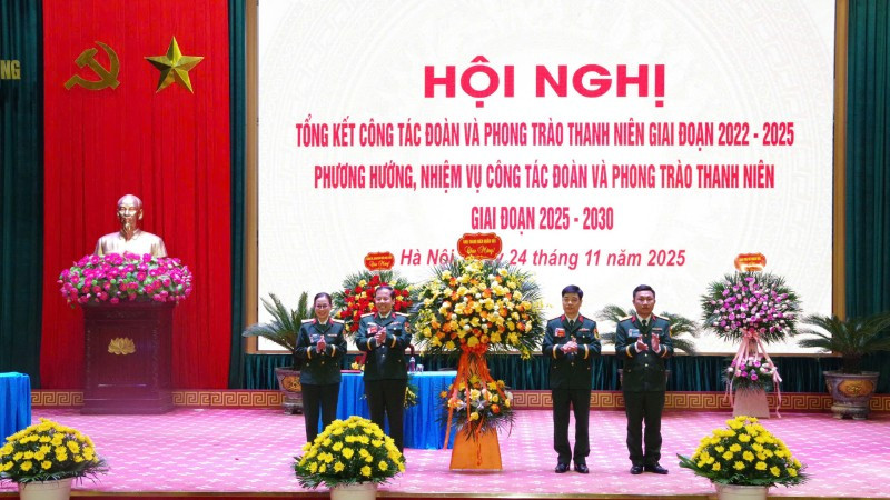 Học viện Quốc phòng tổ chức Hội nghị tổng kết công tác đoàn và phong trào thanh niên giai đoạn 2022-2025. 