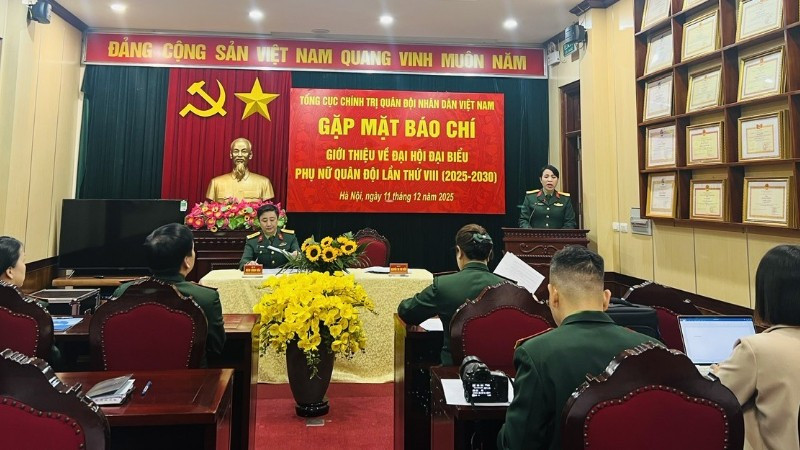 Toàn cảnh cuộc gặp mặt báo chí. 