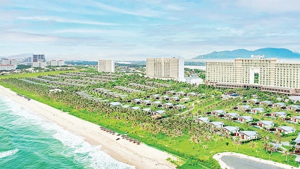 Một góc Khu du lịch bắc bán đảo Cam Ranh.