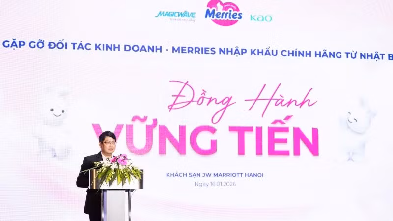 Ông Đặng Việt Bách, Chủ tịch Hội đồng quản trị Magicwave chia sẻ, việc hợp tác với Kao Corporation để phân phối dòng sản phẩm Merries là minh chứng cho cam kết mang những sản phẩm chất lượng chuẩn quốc tế đến với gia đình Việt.