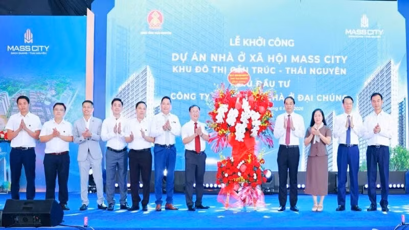 Lãnh đạo tỉnh Thái Nguyên rất quan tâm phát triển nhà ở xã hội.