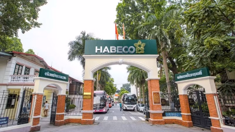 Trụ sở Habeco tại địa chỉ số 183 Hoàng Hoa Thám (Hà Nội).