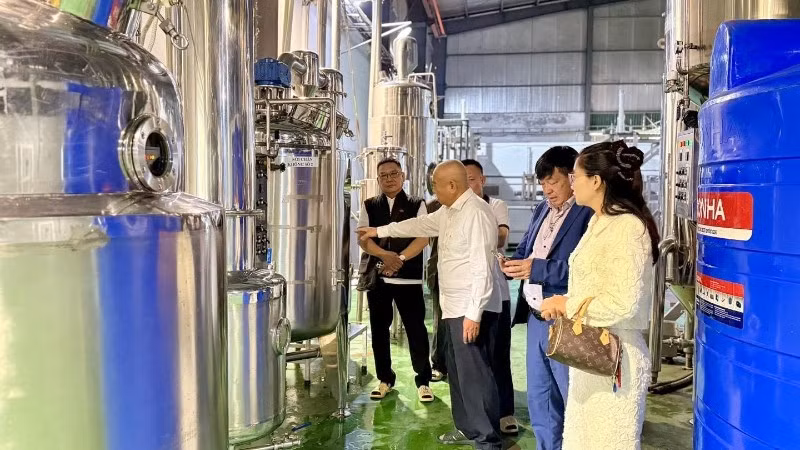 Hệ thống sản xuất Nam dược được đầu tư theo hướng hiện đại tại Công ty trách nhiệm hữu hạn Y Dược Vi Diệu Nam