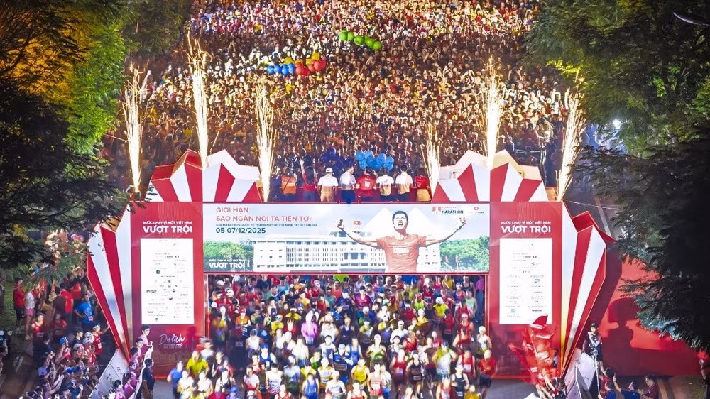 Hình ảnh Giải Marathon Quốc tế Thành phố Hồ Chí Minh Techcombank lần thứ 8 năm 2025. (Nguồn: TCB)