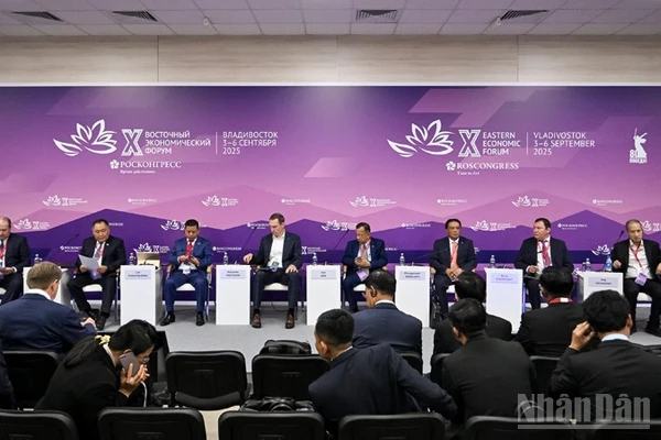 Các chuyên gia tham dự Đối thoại kinh doanh Nga-ASEAN. 