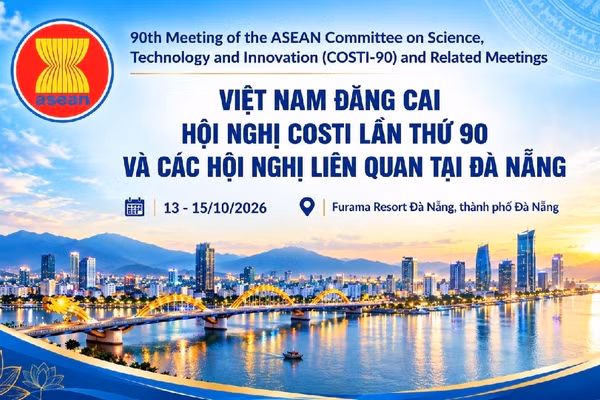 Việt Nam đăng cai Hội nghị Ủy ban Khoa học, Công nghệ và Đổi mới sáng tạo ASEAN lần thứ 90 và các hội nghị liên quan tại Đà Nẵng. (Ảnh: Bộ Khoa học và Công nghệ)