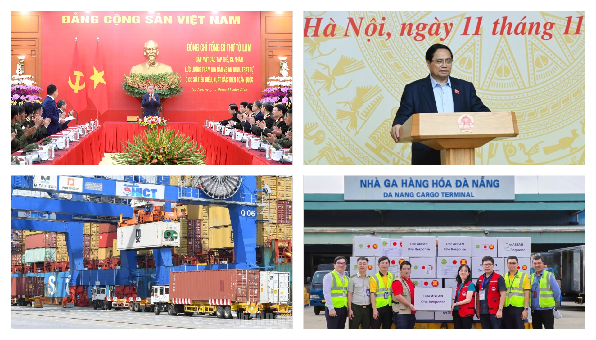 Tin nổi bật ngày 11/11: Tổng Bí thư Tô Lâm gặp mặt điển hình lực lượng tham gia bảo vệ an ninh, trật tự ở cơ sở; Việt Nam xuất siêu gần 20 tỷ USD