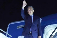 Tổng Bí thư Tô Lâm rời Phnom Penh về nước. (Ảnh: Thống Nhất/TTXVN)