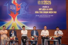 (Ảnh minh họa: Phiên thảo luận về dữ liệu cho báo chí tại Diễn đàn báo chí toàn quốc 2025)