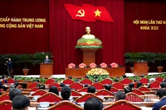 Quang cảnh phiên bế mạc hội nghị. (Ảnh: ĐĂNG KHOA)