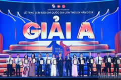Báo Nhân Dân đoạt 1 giải A, 3 giải B, 3 giải C Giải Báo chí Quốc gia lần thứ XIX. (Ảnh: THÀNH ĐẠT)