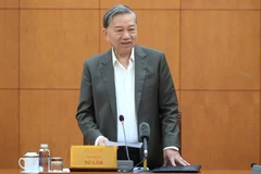 Tổng Bí thư Tô Lâm phát biểu tại buổi làm việc. (Ảnh: ĐĂNG KHOA)