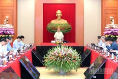 Tổng Bí thư Tô Lâm phát biểu tại phiên họp Thường trực Ban Chỉ đạo Trung ương về phát triển khoa học, công nghệ, đổi mới sáng tạo và chuyển đổi số. (Ảnh ĐĂNG KHOA)