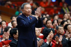 Tổng Bí thư Tô Lâm dự Đại hội Thi đua yêu nước toàn quốc lần thứ XI. (Ảnh: TTXVN)