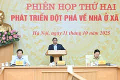 Thủ tướng Chính phủ Phạm Minh Chính chủ trì Phiên họp thứ hai của Ban Chỉ đạo Trung ương về chính sách nhà ở và thị trường bất động sản.