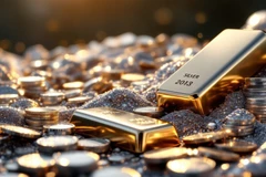 Giá bạc trong nước biến động liên tục theo giá thế giới. (Ảnh minh họa: baochinhphu.vn)