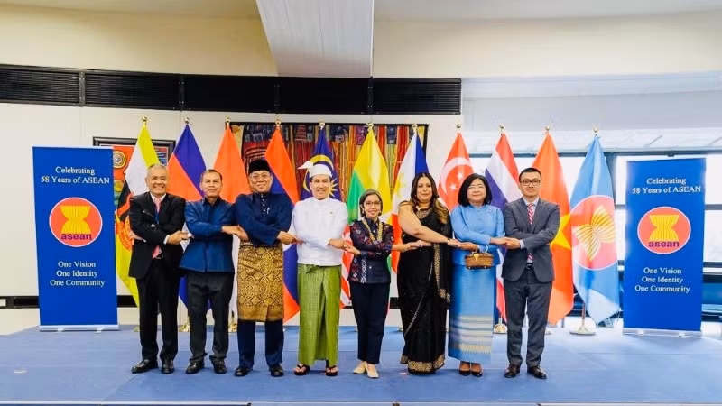 Đại sứ, Đại diện 8 nước ASEAN có cơ quan đại diện tại Vienna.