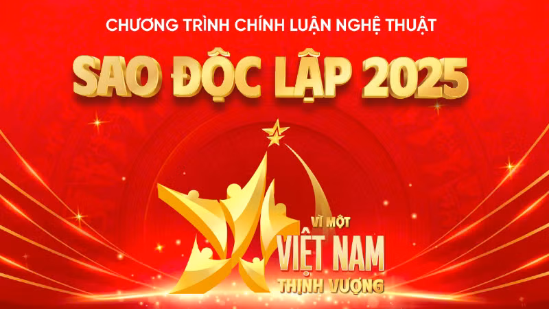 Chương trình nghệ thuật “Sao Độc lập 2025” tôn vinh lòng biết ơn và tự hào dân tộc