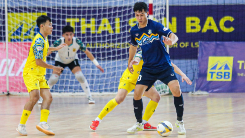Thái Sơn Nam nhanh chóng trở lại ngôi đầu bảng ở giải Futsal HDBank Vô địch quốc gia 2025 sau trận thắng trước Sài Gòn TiTans 5-1.