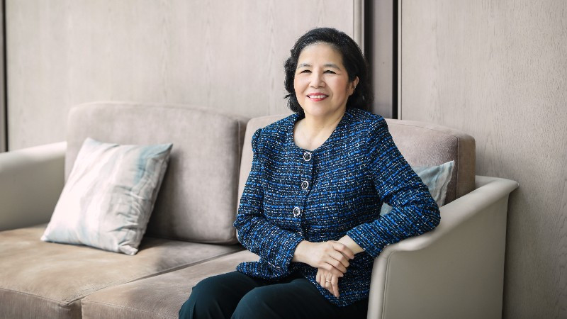 Bà Mai Kiều Liên - Thành viên Hội đồng quản trị kiêm Tổng Giám đốc Vinamilk. (Ảnh: Minh Anh)