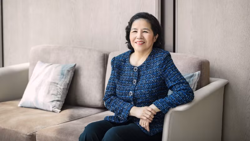 Bà Mai Kiều Liên - Thành viên Hội đồng quản trị kiêm Tổng Giám đốc Vinamilk. (Ảnh: Minh Anh)