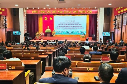 Quang cảnh buổi lễ.