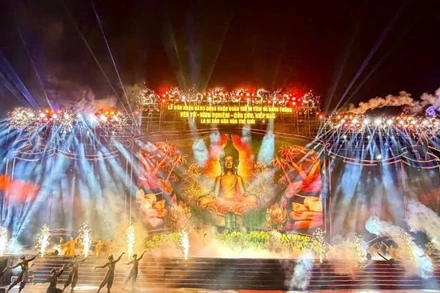 Chương trình nghệ thuật đặc sắc tại Lễ đón bằng công nhận Quần thể di tích và danh thắng Yên Tử-Vĩnh Nghiêm-Côn Sơn, Kiếp Bạc là Di sản văn hóa thế giới.