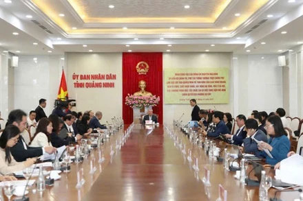 Quang cảnh buổi làm việc.