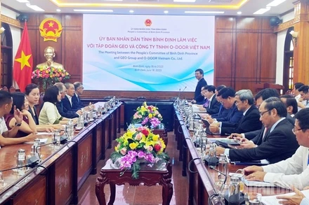 Quang cảnh buổi lễ.