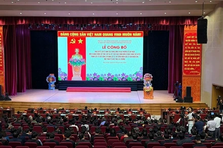 Quang cảnh buổi lễ.