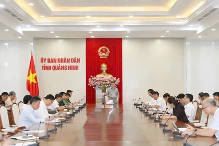 Tỉnh Quảng Ninh họp chỉ đạo công tác phòng, chống bão số 11.